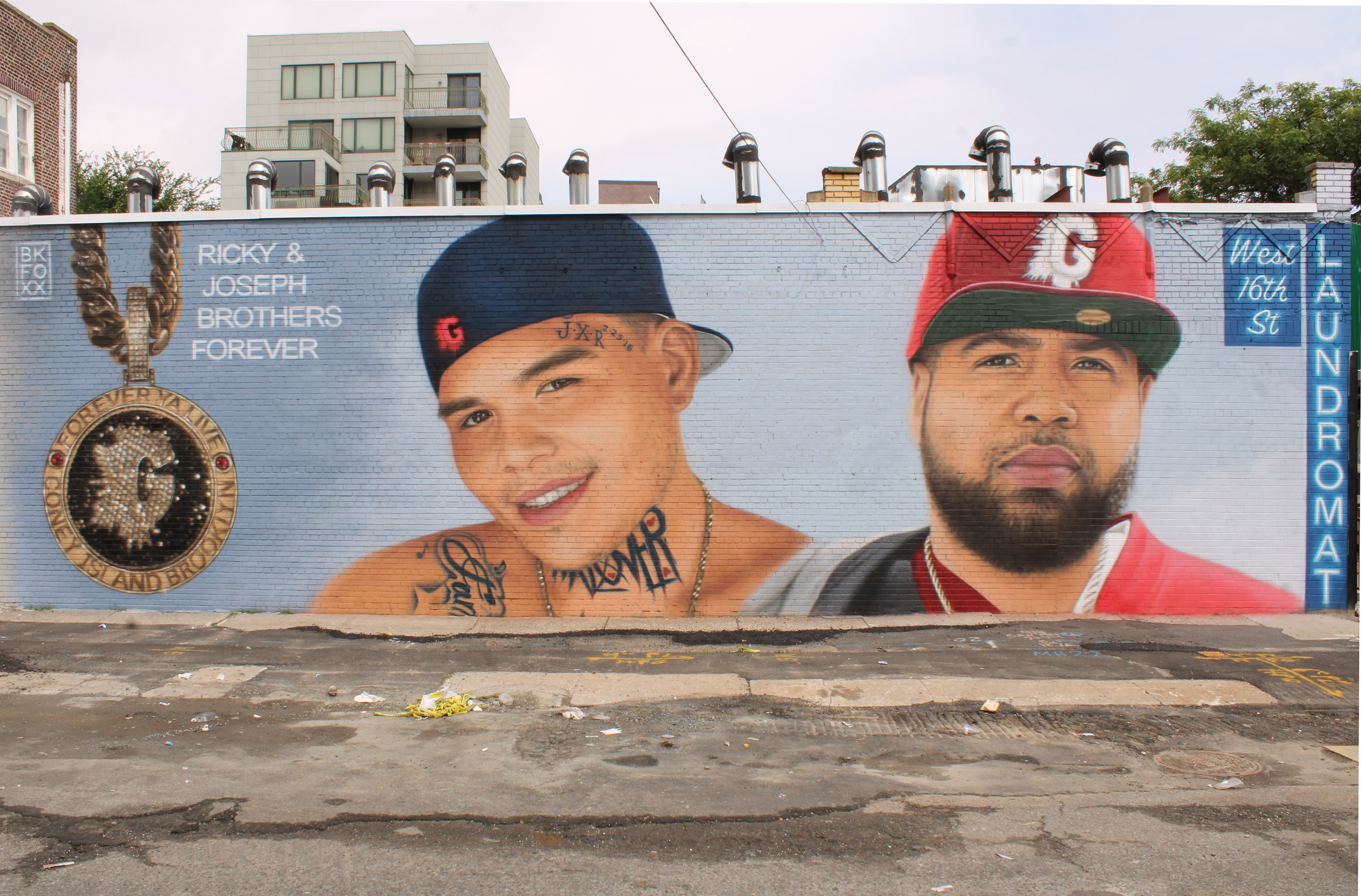 <b>Tribute to Ricky & Joseph</b><br>Coney Island, NYC<br>July 2020<br>photo by @melo_corp